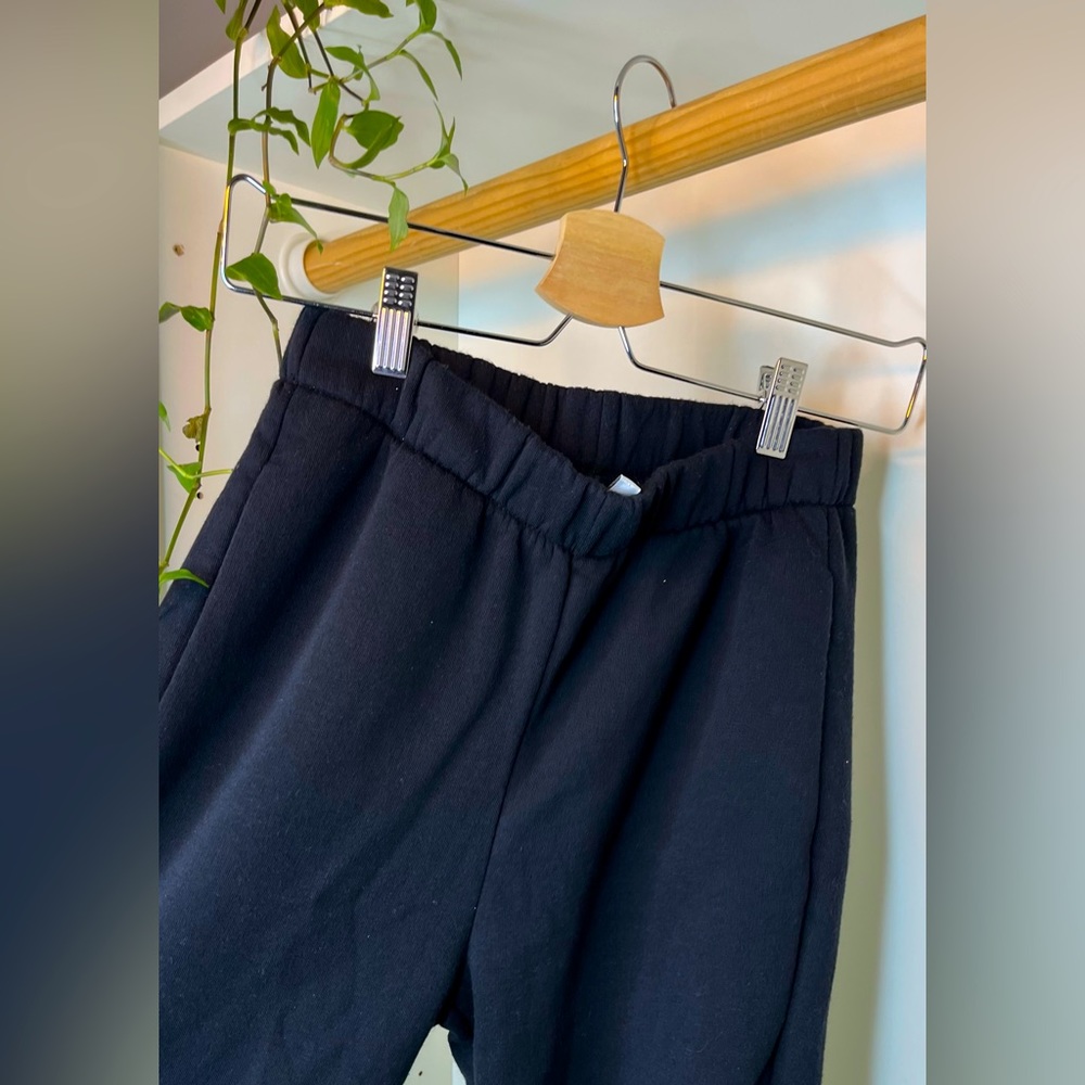 Divided Black Sweatpants, Size S